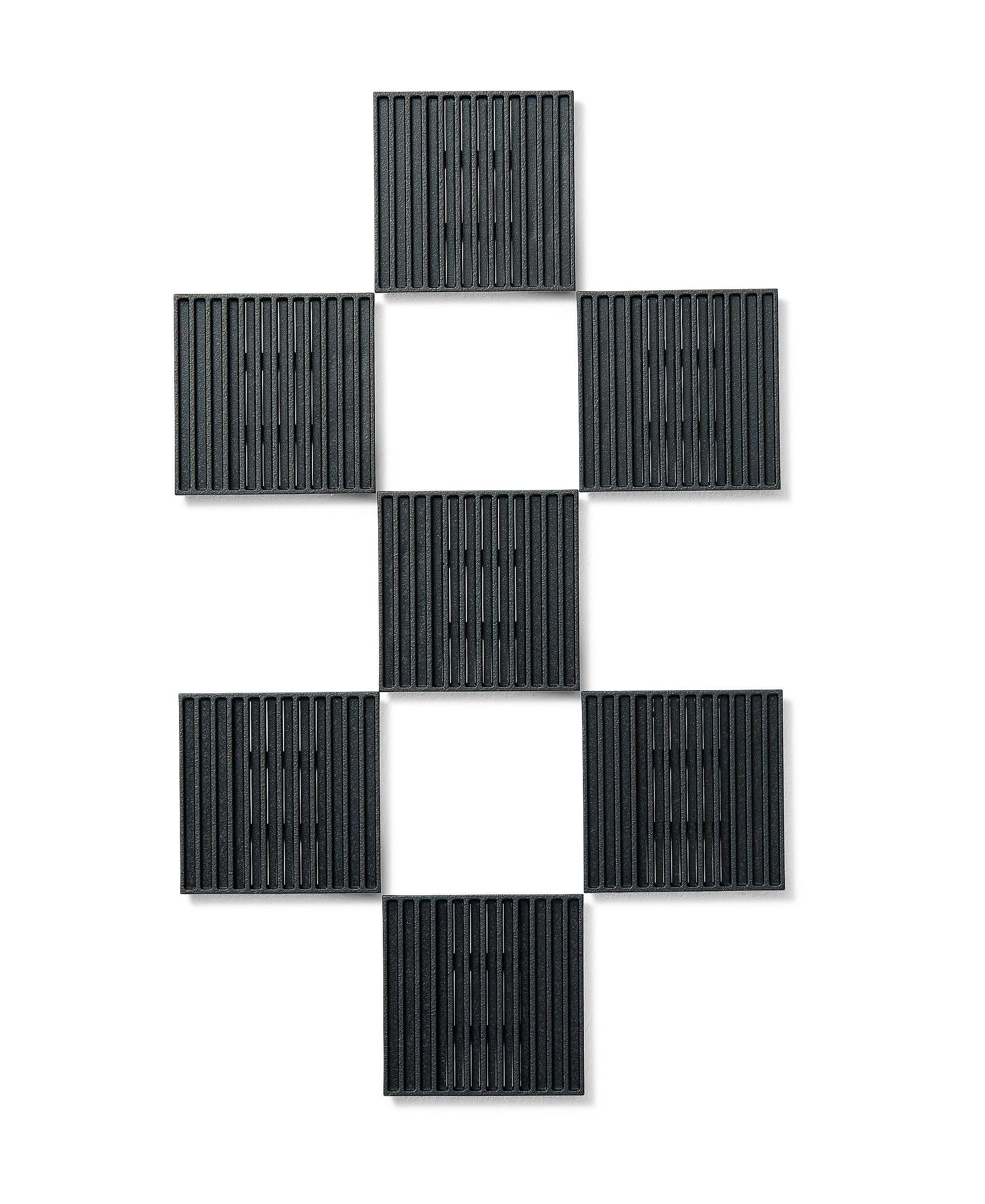 Pack of 7 Black Vertical Tiles