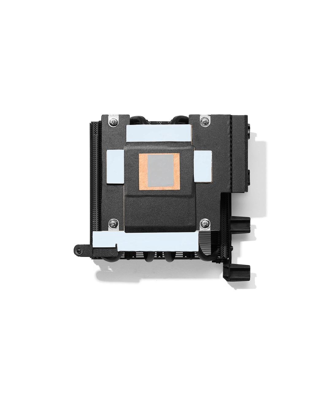 Top down shot of Framework Desktop Heatsink back