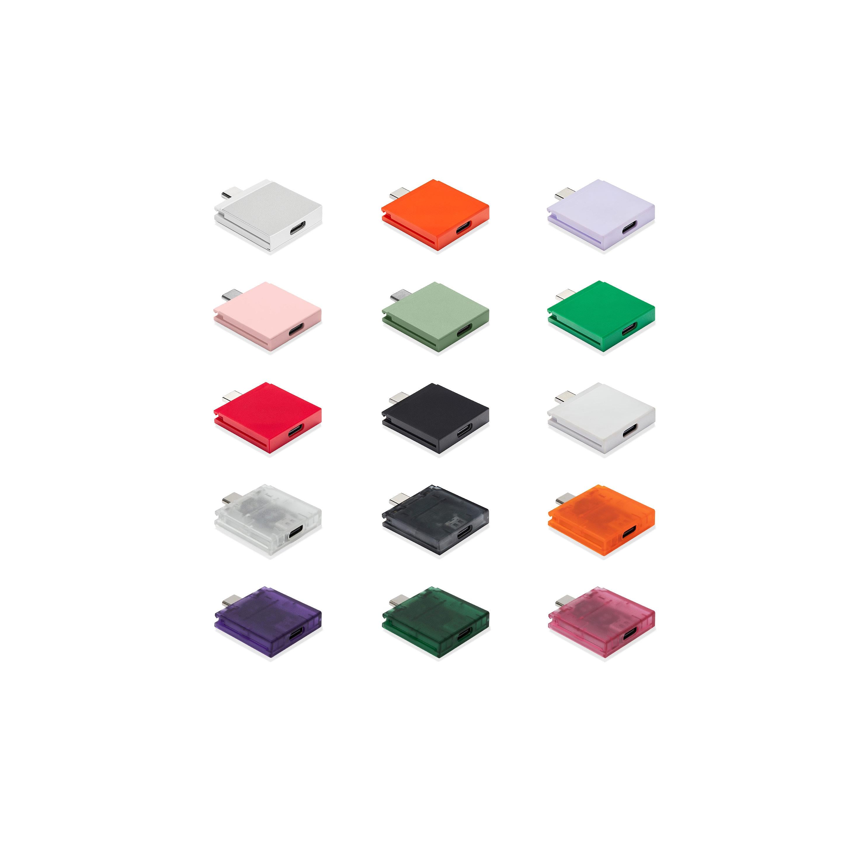 Image Grid of USB-C Expansion Card Colors