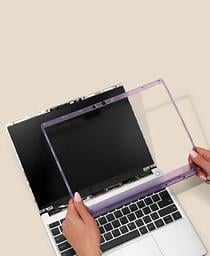 Framework Laptop 13 Bezel in Translucent Purple Installation