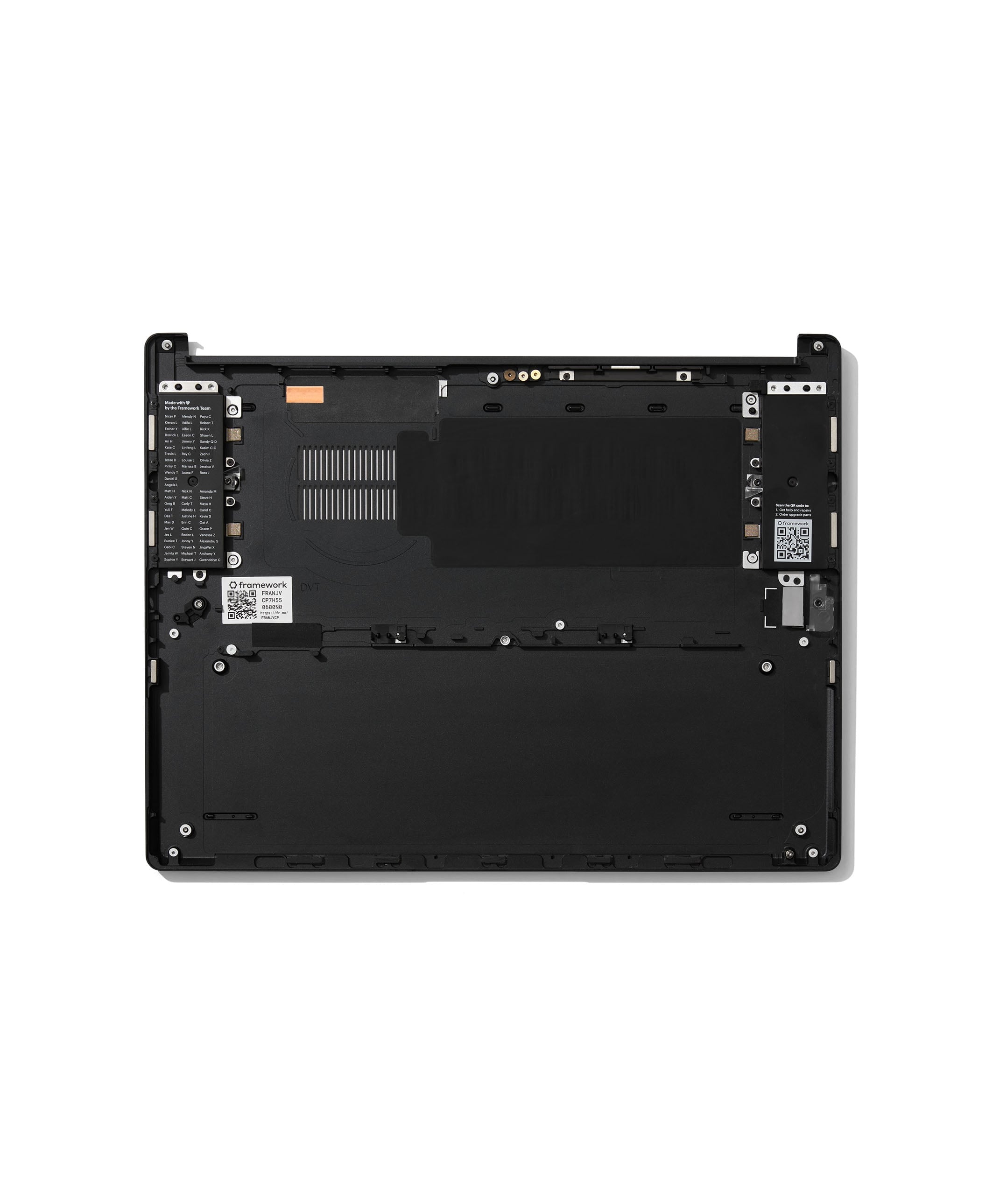 Framework Laptop 13 Pro Bottom Cover Kit Back - Graphite