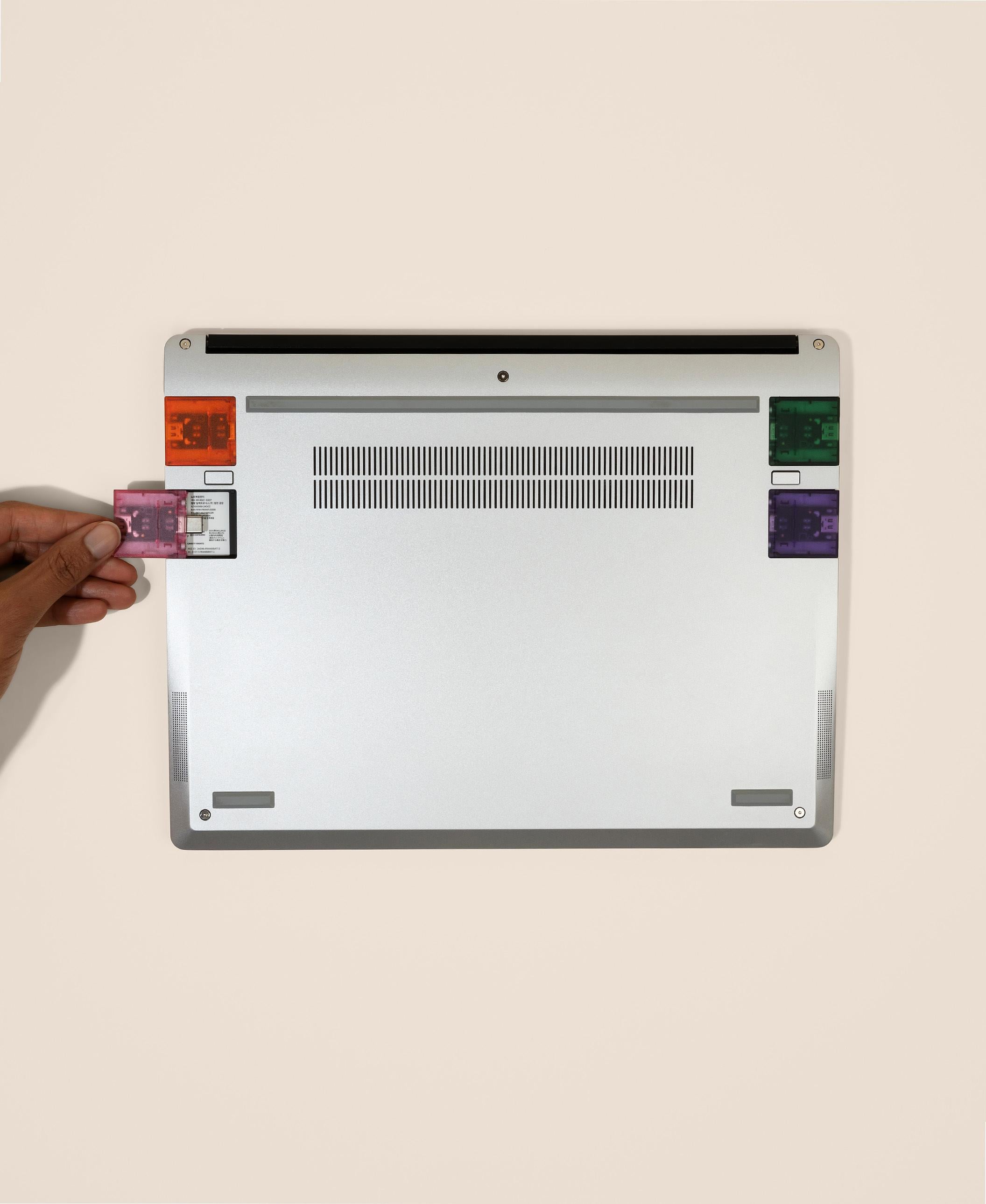 Translucent USB-C expansion cards in Framework Laptop 13