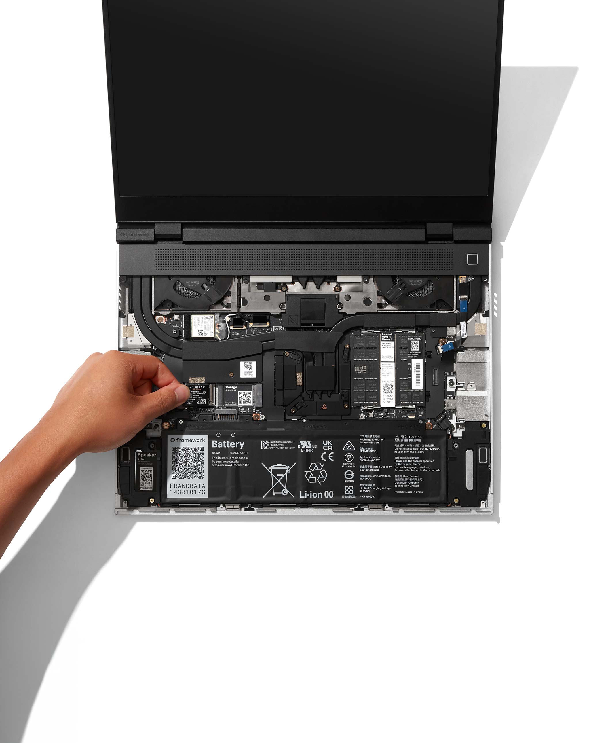 Installation of Secondary Storage on Framework Laptop 16