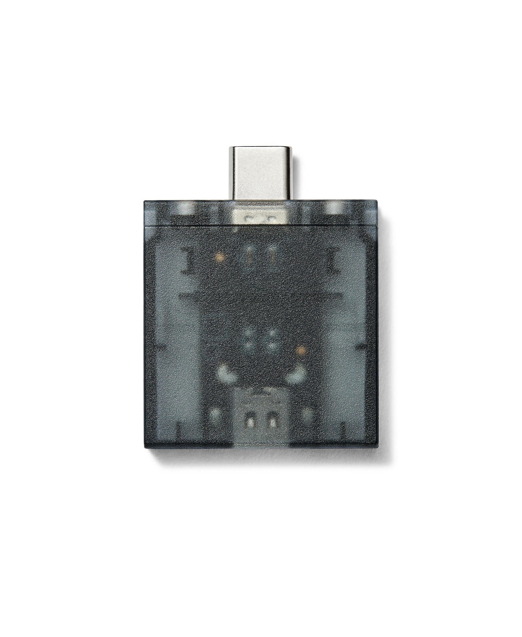 Top Down Image of USB-C Expansion Card - Translucent Black