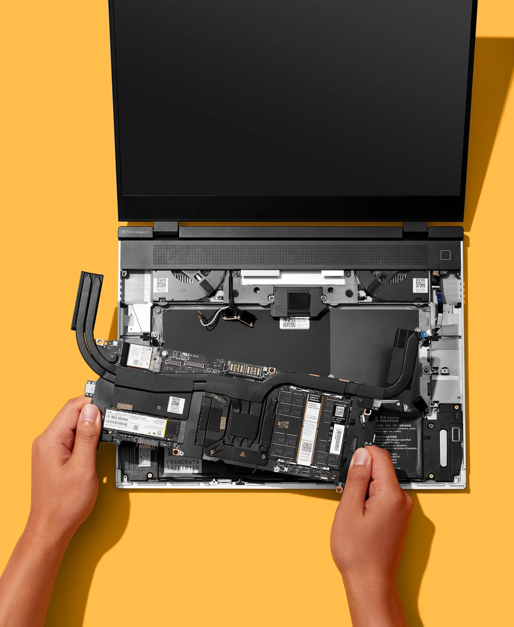 Framework Laptop 16 Mainboard Installation