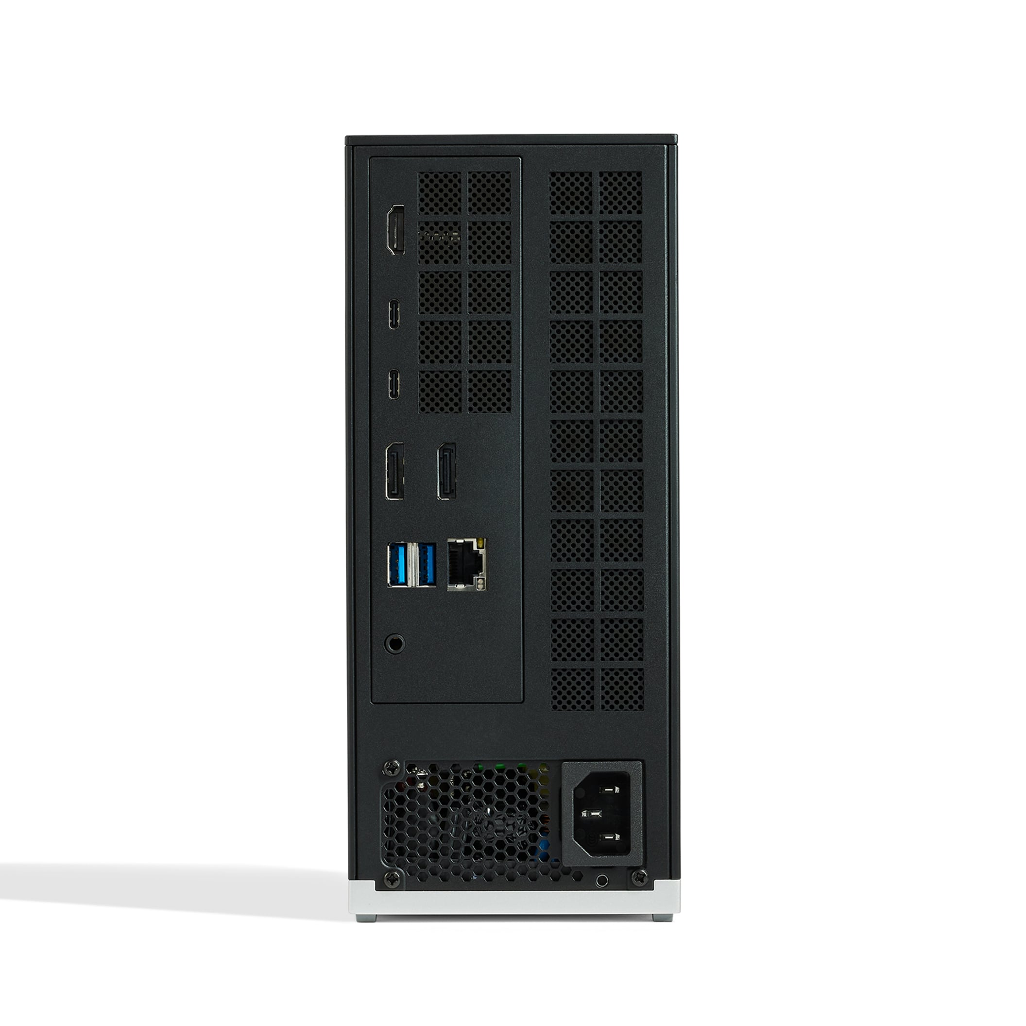 Image of Framework Desktop back view of ports