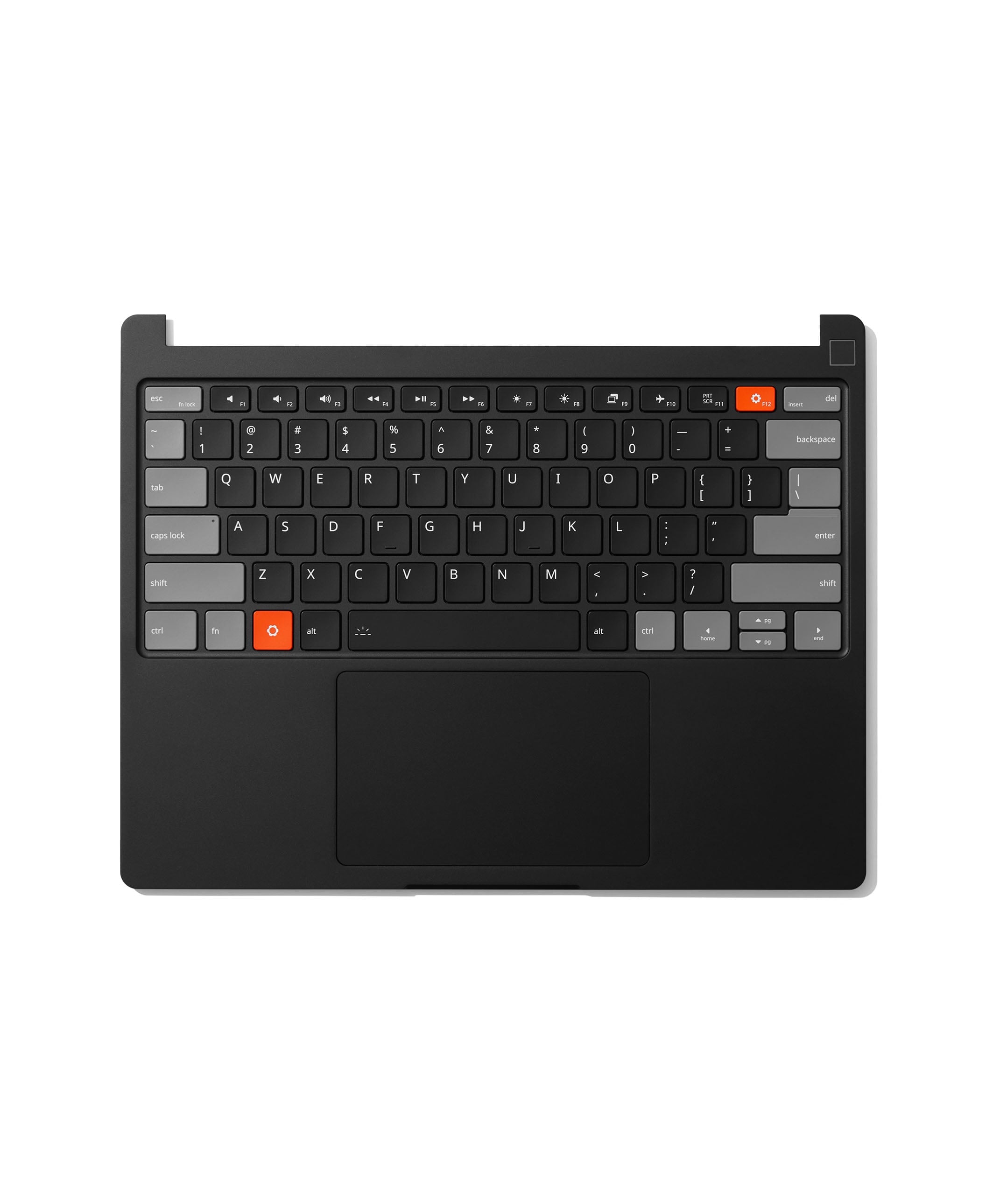 Framework Laptop 13 Pro Input Cover Kit - US English - Gray / Black