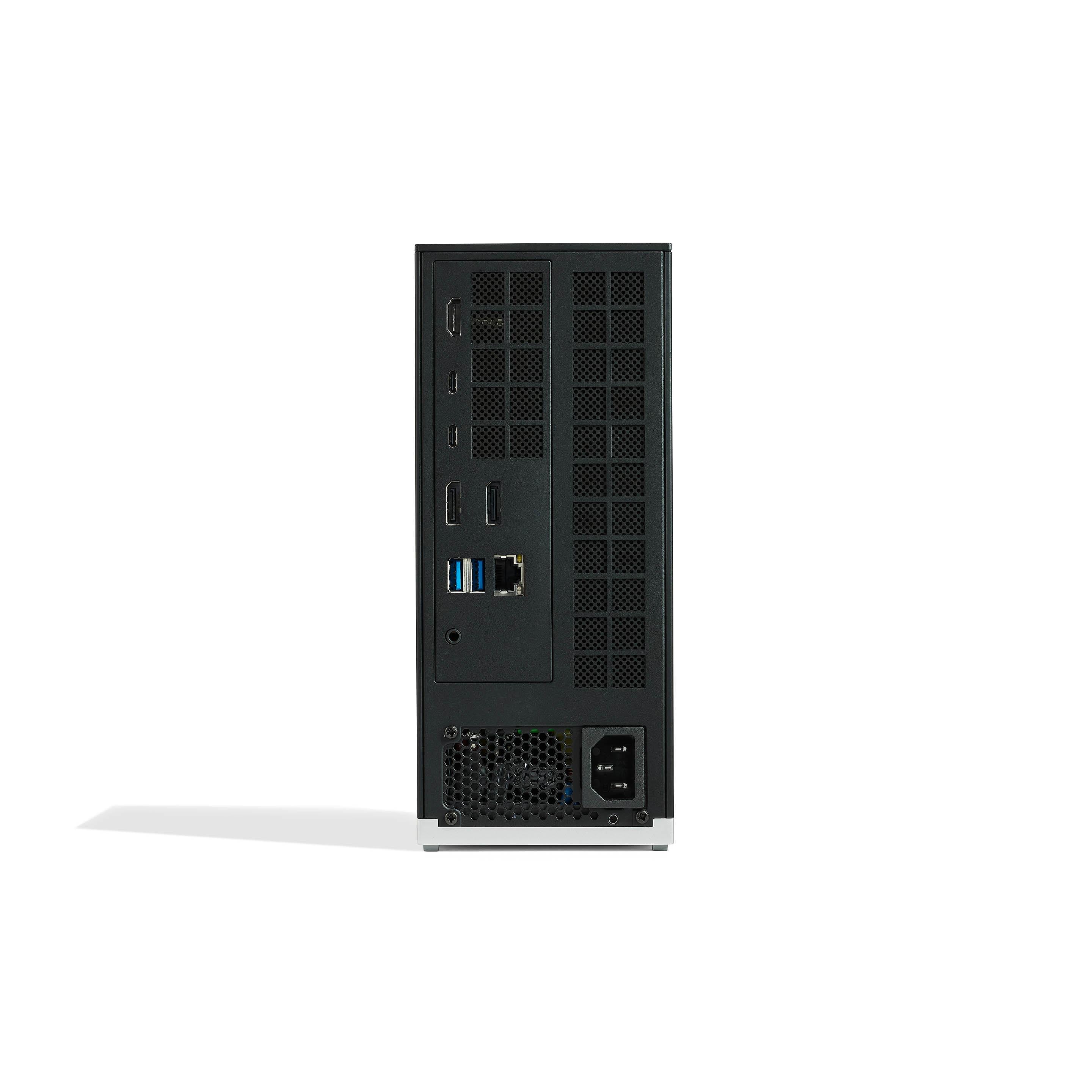 Image of Framework Desktop back view of ports