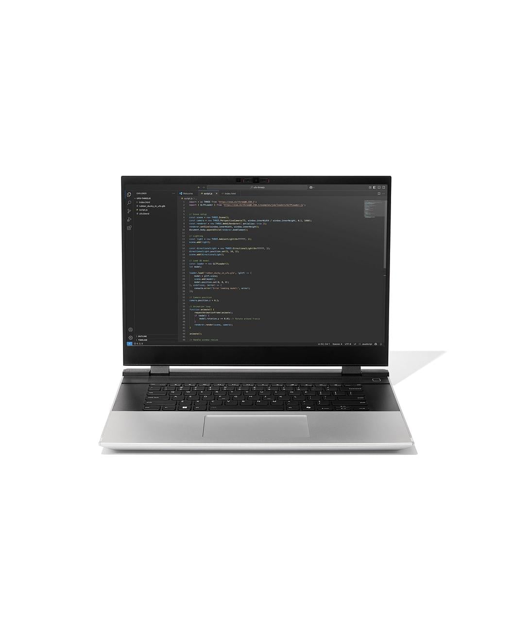 One Piece Haptic Touchpad Module head on