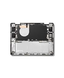Interior top down shot of Framework Laptop 12 Bottom Cover Kit in Gray