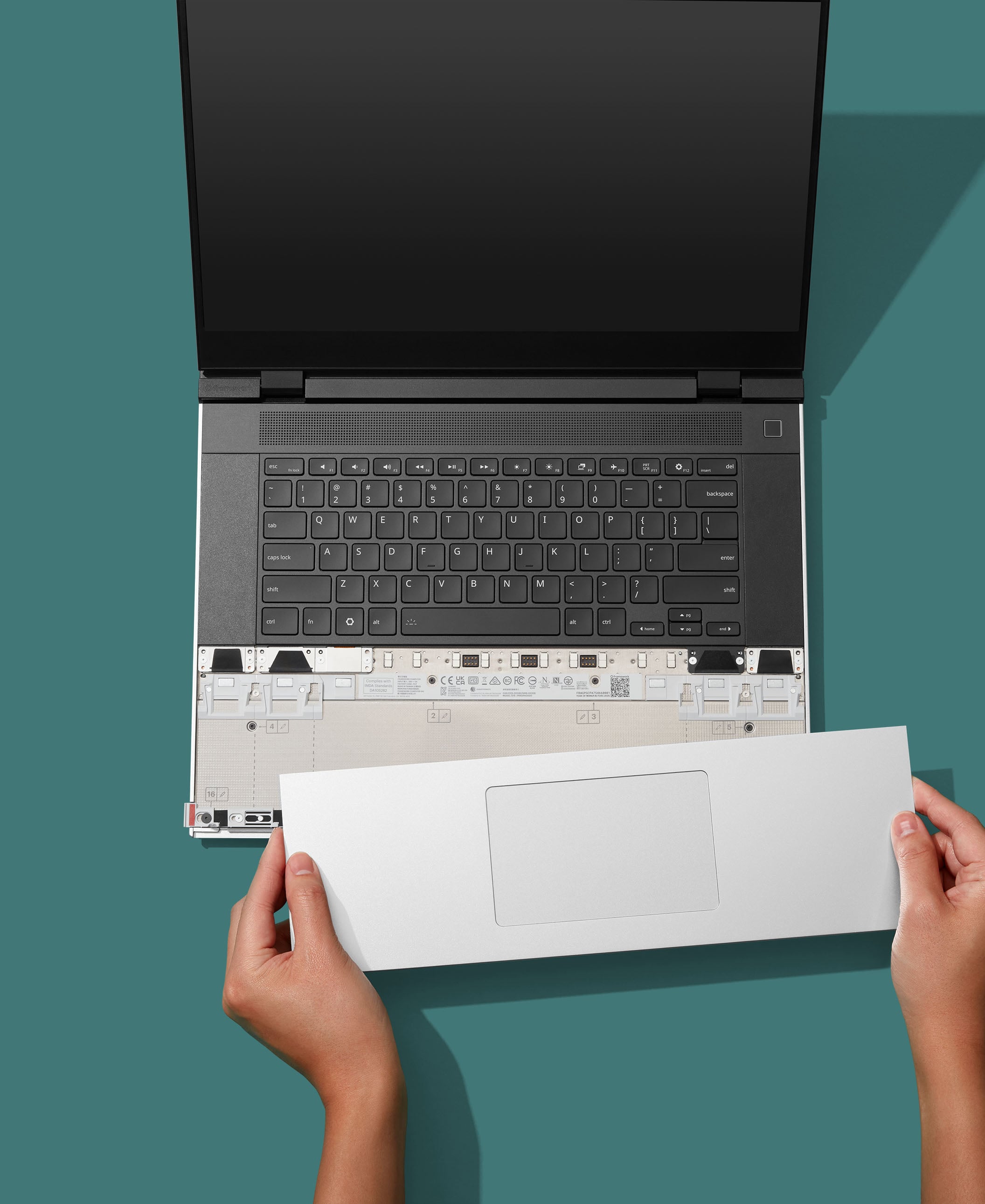 One Piece Haptic Touchpad Module install