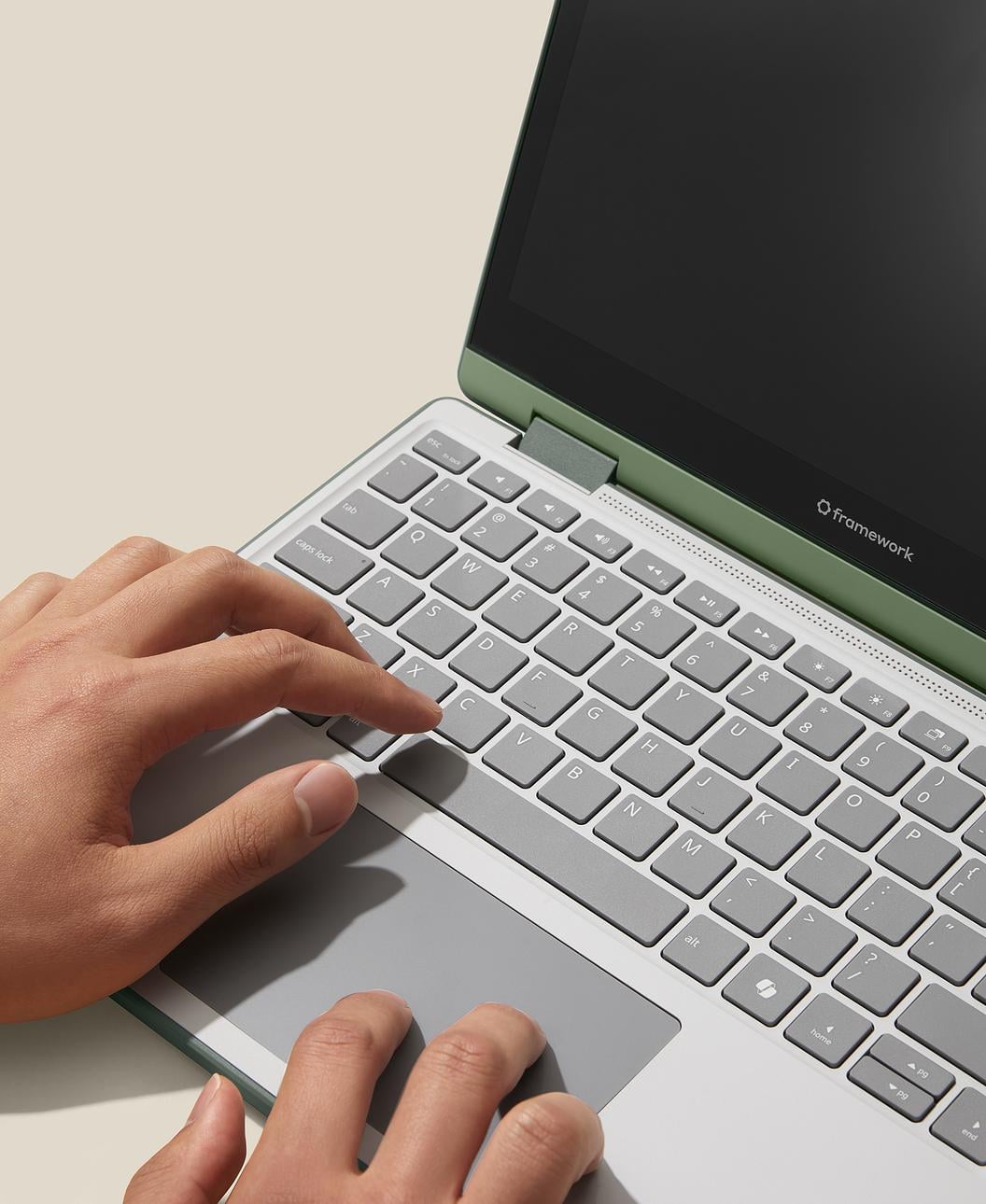 Typing on Framework Laptop 12 Keyboard