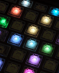 Framework Laptop 16 Keyboard - Clear RGB ANSI (2nd Gen) - gif
