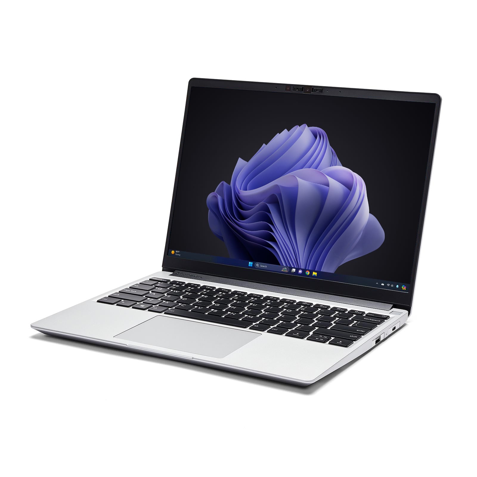 Framework Laptop three-quarter	